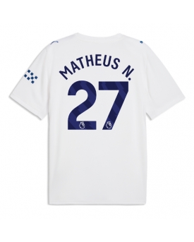 Manchester City Matheus Nunes #27 Maglia Gara Terza Repliche 2026-27 Maniche Corte Manchester City Matheus Nunes #27 Maglia Gara Terza Repliche 2026-27 Maniche Corte